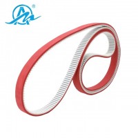 AIMAI Power transmission HTD5M industrial belt red rubber coating timing belt